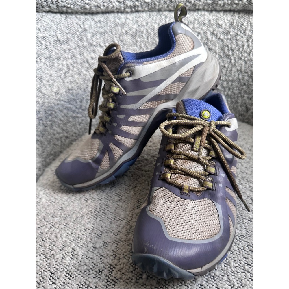 Merrell Siren Edge Q2 Purple Grey Hiking Shoes Womens 8 J41324